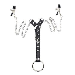 nipple clamps cock ring set