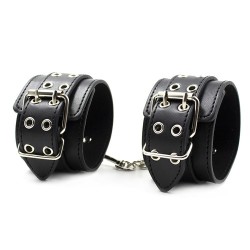 double pins buckle wrist cuffs