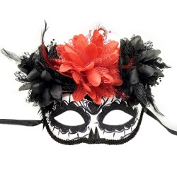 day of the dead sugar skull face mask