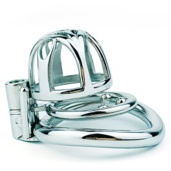 hex screw chastity lock cage with anti drop ring