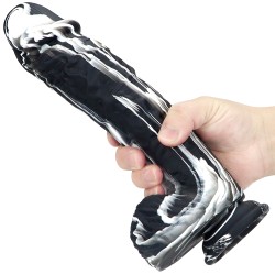 ink silicone huge realistic dildo 9 8 inch 2