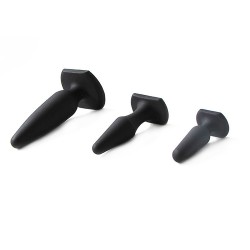 silicone 3 size anal plug